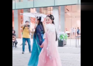 街头小姐姐古装汉服图片,街头小姐姐汉服美照赏析